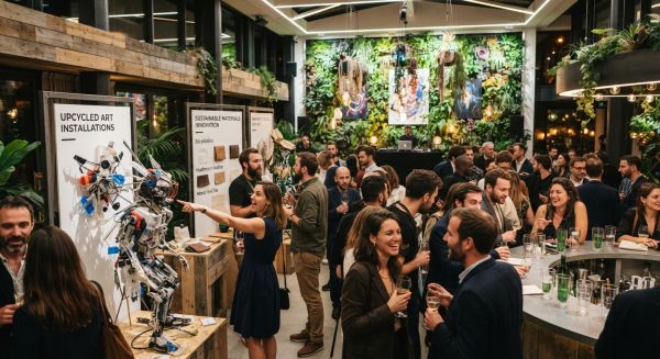 Top 5 innovations éco-responsables pour un vernissage dynamique